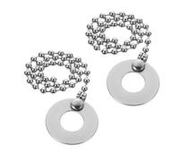 ibasenice Catena di Smorzamento per Piatti Batteria Jazz 2 Pezzi in Lega di Alluminio Regolabile Accessori per Piatti Ride Effetto Sonoro Migliora Sustain e Dinamica per Batteristi