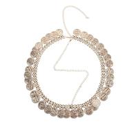ibasenice Catena per capelli Boho con paillettes - Copricapo con paillettes per la fronte - Gioielli per capelli da sposa - Accessori per egiziani per balli anni '20, festival, abiti vintage