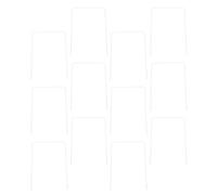 ibasenice Cerchi da Croquet in Filo di Ferro 12 Pezzi, Cerchi Spessi Resistenti per Esterni, Accessori Sostitutivi per Gioco su Prato Famiglia e Giardino