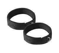 ibasenice Cinghie Fitness Regolabili per Gambe con Imbottitura Neoprene e D-Ring Accessori per Esercizi di Resistenza Cosce e Glutei Fasce Elastiche Allenamento Taekwondo Calcio Running