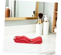 ibasenice Cintura Larga Rossa Donna in PU con Fibbia Regolabile Cintura Punk con Borchie per Jeans Abiti e Look Casual Supporto Vita Ergonomico e Resistente