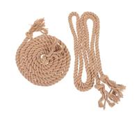 ibasenice Cintura Medievale Da Donna in Juta Intrecciata 2 Pezzi, Corda Lunga Regolabile Per La Vita Stile Gotico, Cintura Decorativa in Corda Naturale Per Outfit Femminili