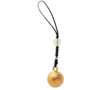 ibasenice Ciondolo per Telefono Campanella Retrò in Rame e Corda Oro | Accessorio Decorativo per Telefono, Stile Unico e Bella Finitura, Idea Regalo per Festa della Mamma e Ringraziamento