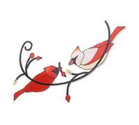ibasenice Ciondolo Rosso pettirosso Ornamenti per Uccelli Ornamenti Colorati di pareti per Uccelli Decorazione murale Decorazione del Muro degli Uccelli Ferro da Stiro