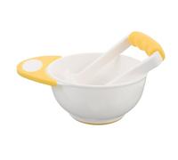 ibasenice Ciotola Food Grinder Antiscivolo Portatile per Schiacciare e Macinare Pappe per Alimenti Solidi in Pura Utensile per Uso