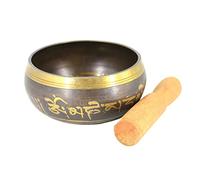 ibasenice Ciotola Tibetana Tradizionale Chanting Bowl per Yoga Meditazione E Terapia del Suono 11 5 Cm Ciotola di Preghiera Articolo Decorativo per La Casa
