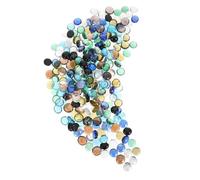 ibasenice Ciottoli Decorativi in Vetro Trasparente 17-19mm per Vasi e Terrari 4lb per Pack, Resistente alle Macchie d'Acqua, per Micro Paesaggi e Composizioni Floreali Colore Colore Casuale