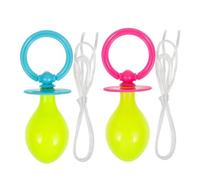 ibasenice Ciuccio Gigante in Plastico 2 Pezzi Accessorio per Costume Adulto Divertente e Versatile per Feste e Party di Halloween