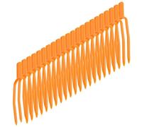 ibasenice Clip Di Fissaggio Per Piante Da Giardinaggio 200 Pezzi, Morsetti Fissi in Plastica Per Viti Di Fragole e Angurie, Fissatore Leggero e Resistente Per Supporto e Aggancio Alle Sponde Del Letto