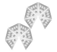 ibasenice Clip di Montaggio Fonoassorbente 12 Pezzi, Supporto per Pannelli Acustici a Pressione, Hardware Insonorizzante Resistente per Installazione Rapida in Studi e Uffici