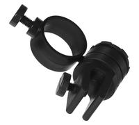 ibasenice Clip per Torcia da Casco di Sicurezza in Abs Nero, Design Conveniente e Installazione Facile, Compatibile Diametro Foro 21-28mm per Manutenzione e Ispezione