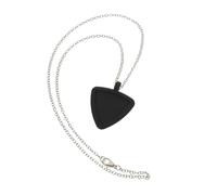 ibasenice Collana Porta Plettro Chitarra in Silicone Cuore Doppia Faccia Leggera e Flessibile per Musicisti Custodia Plettro Pratica per Bassisti e Ukulele