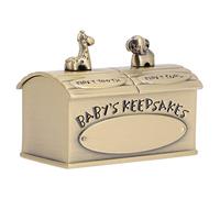 ibasenice Contenitori Per Lanugine Per Ragazzo Ragazza in Metallo Scatole Ricordo Metalliche Contenitori Per Dentini Scatole Metalliche Per Primi Dentini Design Retrò Sicuro e Durevole