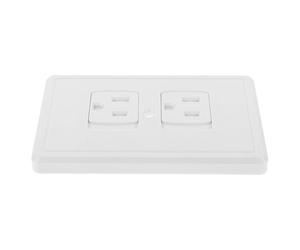ibasenice Copertura Di Sicurezza Per Prese Elettriche a Di Ragazzo Ragazza in Abs, Protezione Scorrevole Compatibile Prese Standard Usa, Accessorio Per La Tutela Dei Ragazzo Ragazza in Casa