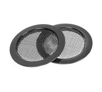 ibasenice Copertura Foro Sonoro Per Dobro 2 Pezzi in Metallo Griglia a Maglie, Schermo Risonatore Per Chitarra Acustica, Accessorio Per Riduzione Feedback Durante Esibizioni