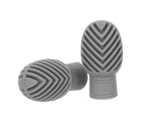 ibasenice Coperture Protettive per Bacchette in Silicone 2 Pezzi, Smorzatori Silenziosi per Esercizi Batteria, Cappucci Elasticizzati Resistenti per Testa Bacchette 7a 5a, Accessori per Musicisti