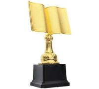 ibasenice Coppa di Lettura in Plastica Oro, Premio Pratico ed Elegante per Competizioni di Lettura e Biblioteche, Design Raffinato e Stimolante