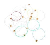 ibasenice Corde di Ricambio per Lira per Arpa 15 Pezzi Corde in Carbonio Leggere E Comode per Una Facile Installazione