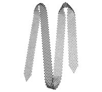 ibasenice Cravatta Strass per Donna, Cravatta al Collo Glitterata Leggera, Accessorio Danza Elegante Paillettes per Eventi e Balli