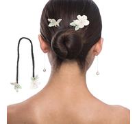 ibasenice Creatore di Chignon Elegante Fiocco, Modellatore per Chignon Leggero e Flessibile, Accessorio per Chioma da Donna per Acconciature Quotidiane e Cerimonie