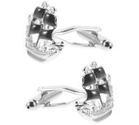 ibasenice Cufflinks a Forma di Galeone in Rame per Uomo, Design Classico e Contemporaneo, Resistenti e Antiscivolo, per Feste e Camicie Eleganti