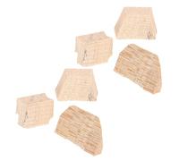 ibasenice Cunei e Tappi per di Violino e Violoncello 2 Set in Legno per Sostituzione Accessori Strumenti a Corda Impugnatura per Ponte Comodo per Suonare in Piedi o Camminando