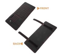 ibasenice Custodia per CD da Auto Visor Organizer Auto Finta Pelle Nera per CD e Dischi Blocca la Luce del Sole per Guida e Veicolo