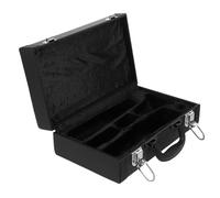 ibasenice Custodia per Clarinetto Nera con Manico Ergonomico Valigetta Rigida Antipressione con Blocco Sicuro Borsa Leggera e Resistente per Protezione Completa dello Strumento Musicale