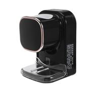 ibasenice Dispenser Automatico di Dentifricio Elettrico Cavo USB Incluso e in Plastica Nero Sensore senza Fori, Supporto da Parete per Tubo Dentifricio e Crema Mani
