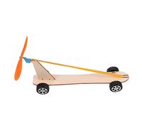 ibasenice Educativo per Macchina Legno Vento con Kit da Te per Apprendimento Scientifico e Sperimentazione Stem per Asilo e Scuola