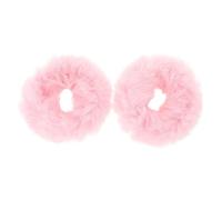 ibasenice Elastici per Chioma Rosa in Pelliccia Artificiale, 2 Pezzi Morbidi e Resistenti Corda Elastica, per Vocation e Dressy Collection, Facili da Togliere e Tenuta Sicura