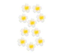 ibasenice Elegante Copricapo Di Fiori Artificiali Di Plumeria Set Di Fermagli Per in Schiuma Di Frangipani Hawaiano Per Matrimoni Feste Tropicali Luau E Altre Feste