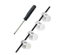 ibasenice Espansore per Dita Regolabile per Strumenti Musicali Accessorio Chitarra in Abs 4 Protezioni Dita Allevia Dolore per Principianti e Adulti