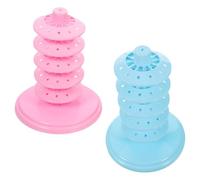 ibasenice Espositore per Cake Pops e Lecca-lecca 2 Pezzi in PP, Multi-layer Porta Lecca-lecca con Design Regolabile per Feste e Negozi di Dolci