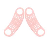 ibasenice Fascia Viso Lifting in Silicone 2 Pezzi per Rassodare e Sollevare la Pelle del Viso, Maschera a Forma di V per Esercizi Mascella, per Casa e Ufficio