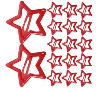 ibasenice Fermagli per Chioma a Forma di Stella 20 Pezzi per Ragazze 8-12 Anni, Accessori Kawaii a Scatto per Bambine, Piccole Mollette per Chioma da Donna