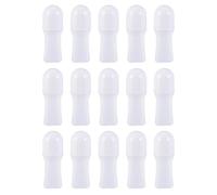 ibasenice Flaconi Roll-on 30 Ml Set da 15 Pezzi, Bottiglie Vuote Ricaricabili per Oli Essenziali Chiusura Ermetica, Sfera Scorrevole per Applicazione Uniforme, per Viaggi e Profumazione