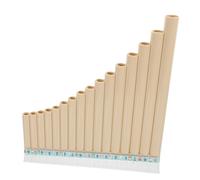 ibasenice Fluto Di Pan Canne in Resina c Chiave Per Principianti Strumento Musicale Portatile Robusto e Leggero Per Ragazzo Ragazza Ragazza Ed Educazione Musicale