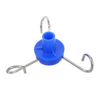 ibasenice Gancio per Supporto Infusione in Acciaio Inossidabile per Portaflebo Accessorio Versatile Design Portatile a 3 Ganci in Ambito Clinico e Medico