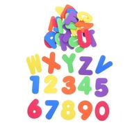ibasenice Giocattoli Bagno EVA Lettere e Numeri Colorati Educativi per Morbidi e Resistenti Adatto per Vasca e Doccia Apprendimento Colori e Forme Divertente