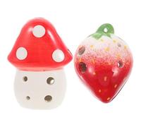 ibasenice Giocattolo Musicale Per Principianti - Confezione Da 2 Flauto Dolce Per Bambini - Ocarina A 6 Fori Per Bambini - Strumento Musicale Giocattolo Educativo - Ocarine in Ceramica