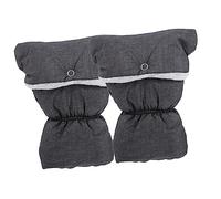 ibasenice Guanti Per Passeggino in Pile Antivento, Muffole Invernali Per Carrozzina Bottoni Automatici, Scaldamani Termici Per Passeggiate Invernali, a Tre Strati, Protezione Freddo Per Genitori