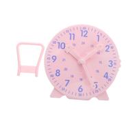ibasenice Guarda i responsabili didattici Orologio per l'istruzione in Classe Che imparano l'orologio Orologio Homeschool Orologio per l'apprendimento dei plastica Rosa