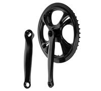 ibasenice Guarnitura Pedivella per Bici Singola Dente Unico Compatibile con Mountain Bike e Biciclette Pieghevoli e Ruota Dentata Integrate per Versatile