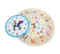 ibasenice in Educativo per Anni Puzzle Didattico con Design Cartoon per Apprendimento del Interattivo per Materiale Resistente e