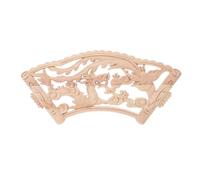 ibasenice Intarsi e applicazioni in legno intagliato, drago e per tempio e | Decorazione per mobili in legno intagliato, 15,8x6,3", adatta per tavoli da preghiera, leggii, armadi e credenze.