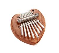 ibasenice Kalimba Mini in Legno Creativo per Principianti Kalimba Piccolo Tastiera per Suonare Melodie Facili Giocattolo Musicale Trasportabile