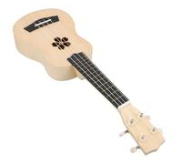 ibasenice Kit DIY Ukulele in Legno e Plastica Leggero e Sicuro per Musicisti, Set Completo per Assemblaggio e Pittura Manuale, Regalo Creativo Tema Musica