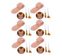 ibasenice Kit Estetista Viso in Acciaio Rosé con Ciotole Pennelli Applicatori e Fascia per Capelli Accessori Completi per Trattamenti Viso Professionali e Routine
