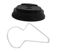 ibasenice Kit Ricambi Tagliaerba 4 Pezzi in Acciaio e Pp, Nero | Montaggio Rapido, Base, Rondella e Dado Inclusi, per Lame Rasaerba e Rifilatori Elettrici in Giardino